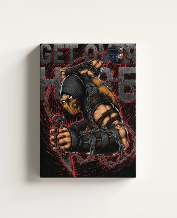 Tablou Canvas Mortal Kombat - GET OVER HERE