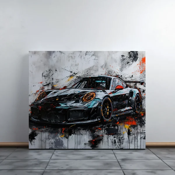 Tablou Canvas Porsche 911 Abstract - Detaliu Tablou Canvas nr. 24351