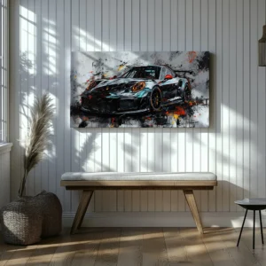 Tablou Canvas Porsche 911 Abstract - Detaliu Tablou Canvas nr. 24350