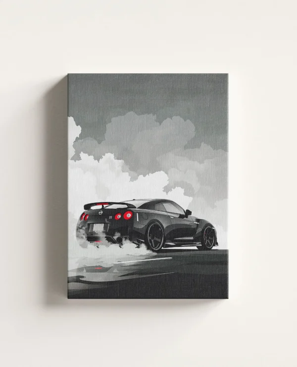 Tablou Canvas Nissan GT-R R35 'Godzilla'