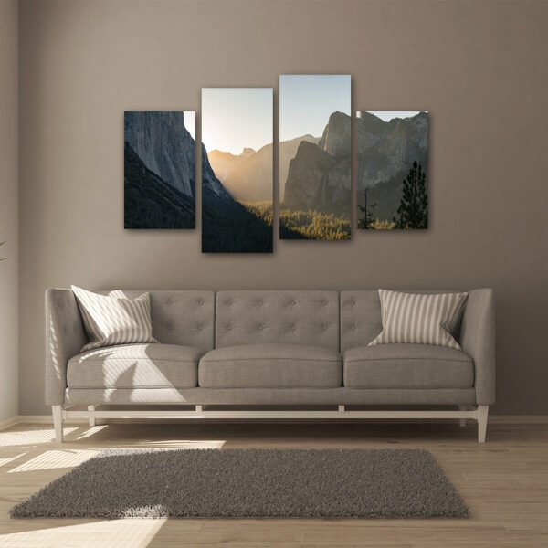 Tablou Canvas 4 Piese - Tunelul Vederii - Detaliu Tablou Canvas nr. 31472