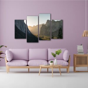 Tablou Canvas 4 Piese - Tunelul Vederii - Detaliu Tablou Canvas nr. 31473