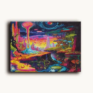 Tablou Canvas Portalul Ciupercilor Magice - Detaliu Tablou Canvas nr. 19774