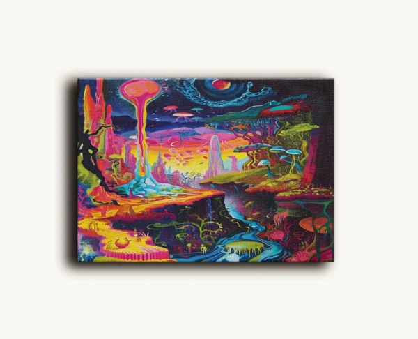 Tablou Canvas Portalul Ciupercilor Magice - Detaliu Tablou Canvas nr. 19774