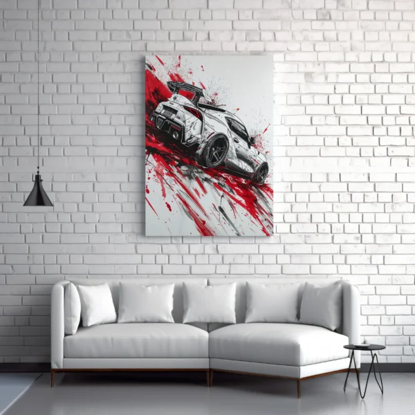 Tablou Canvas Artă Dinamică Motorsport - Detaliu Tablou Canvas nr. 24960