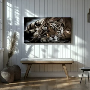 Tablou Canvas Tigru Bengalez - Detaliu Tablou Canvas nr. 28454