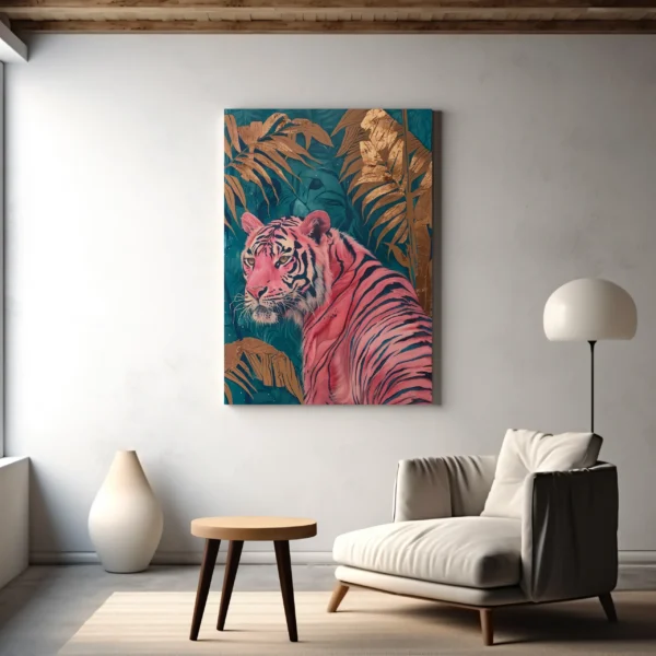Tablou Canvas Pisicuta Roz - Detaliu Tablou Canvas nr. 30007