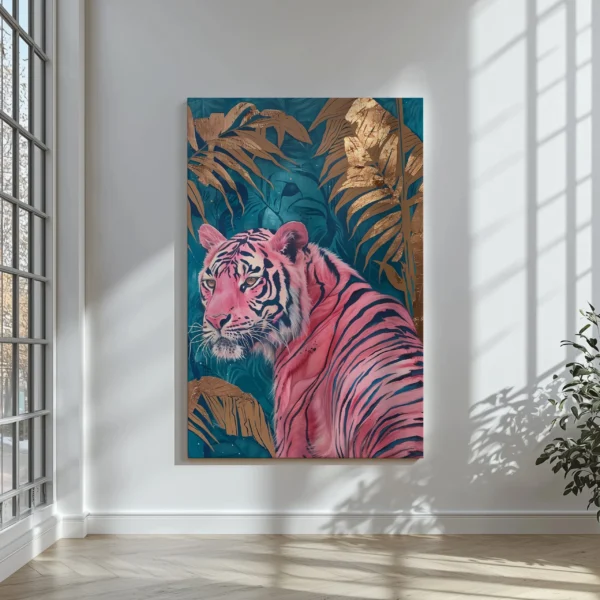 Tablou Canvas Pisicuta Roz - Detaliu Tablou Canvas nr. 30008