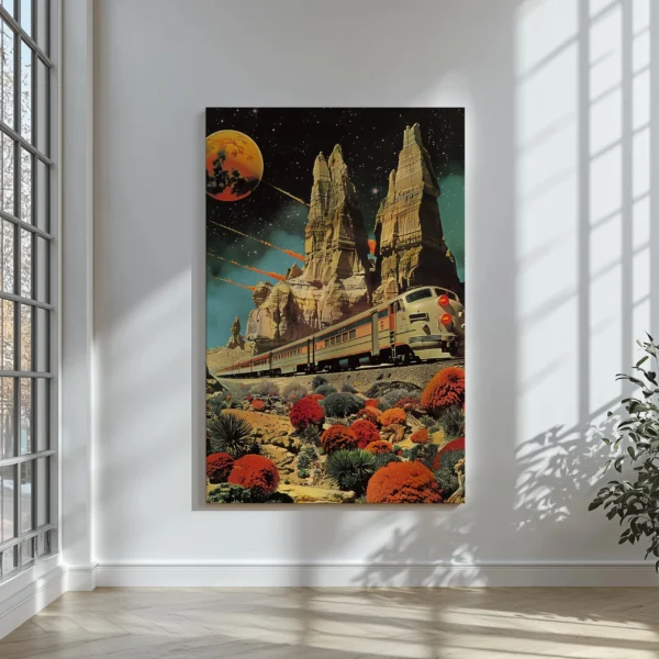 Tablou Canvas Expresul Marțian - Detaliu Tablou Canvas nr. 30116