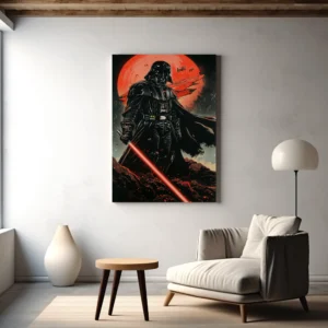Tablou Canvas Darth Vader Blood Moon - Detaliu Tablou Canvas nr. 30256