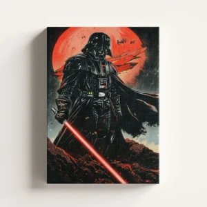 Tablou Canvas Darth Vader Blood Moon