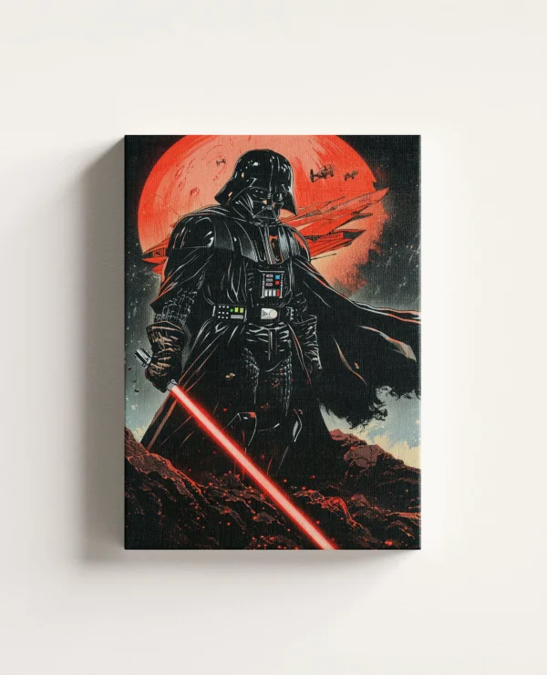 Tablou Canvas Darth Vader Blood Moon