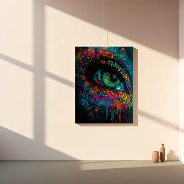 Tablou Canvas Viziune Fluorescentă - Detaliu Tablou Canvas nr. 29081