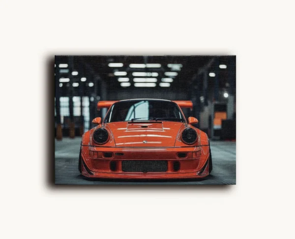 Tablou Canvas Porsche RWB Portocaliu - Detaliu Tablou Canvas nr. 25650