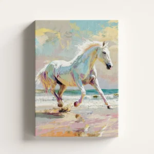 Tablou Canvas Galop pe Plajă
