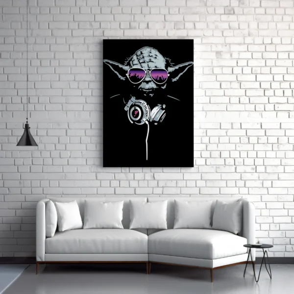 Tablou Canvas Yoda DJ - Detaliu Tablou Canvas nr. 20597
