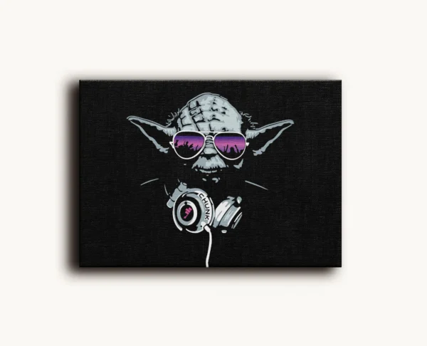 Tablou Canvas Yoda DJ - Detaliu Tablou Canvas nr. 20596