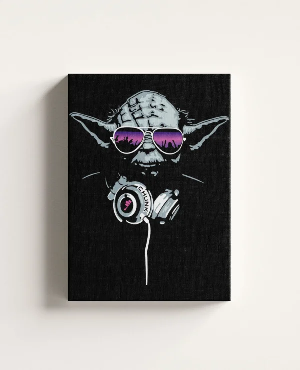 Tablou Canvas Yoda DJ