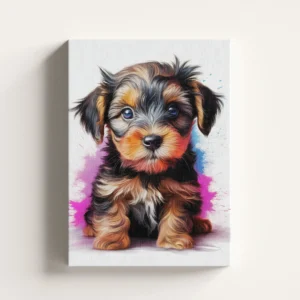 Tablou Canvas Portret Cățeluș Yorkshire Terrier