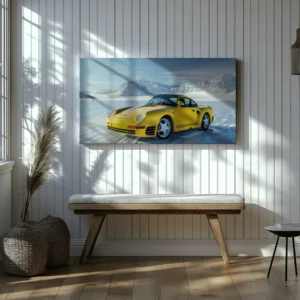 Tablou Canvas Supercar Arctic Iconic - Detaliu Tablou Canvas nr. 25717