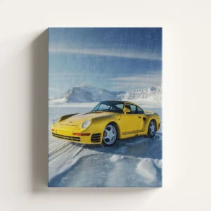 Tablou Canvas Supercar Arctic Iconic