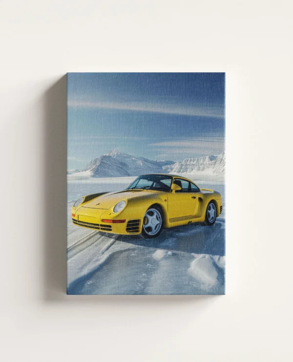 Tablou Canvas Supercar Arctic Iconic