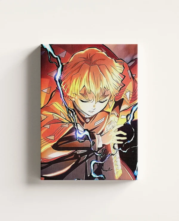 Tablou Canvas Demon Slayer - Zenitsu Agatsuma